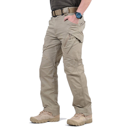 Outdoor Multi-Pocket Travel Wholesale Wear-Resistant Assault Pants X9 Loose Water Proof Fishing Mountaineering Men's Overalls Trousers